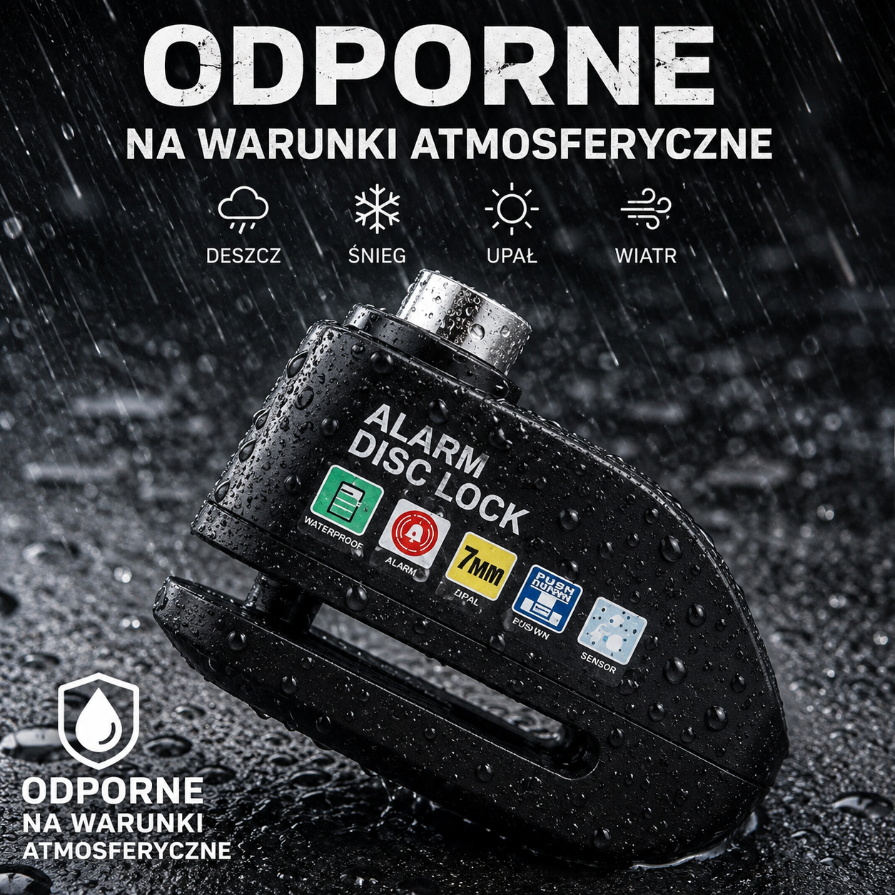 MotoSecure™ X1 Pro | Antykradzieżowa blokada motocyklowa
