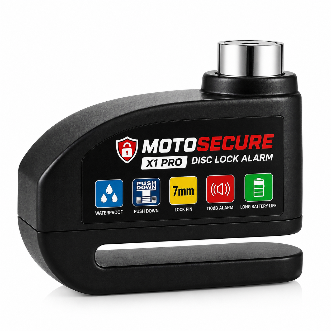 MotoSecure™ X1 Pro | Antykradzieżowa blokada motocyklowa