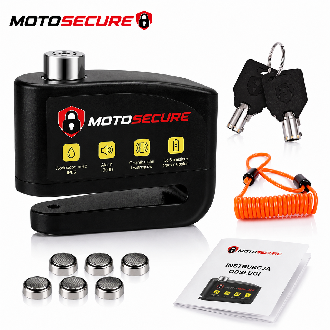 MotoSecure™ X1 Pro | Bezpieczeństwo twojego motocykla!