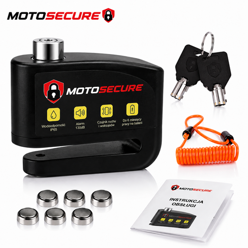 MotoSecure™ X1 Pro | Bezpieczeństwo twojego motocykla!